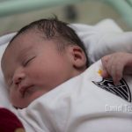 Bernardo dorme seu primeiro soninho.