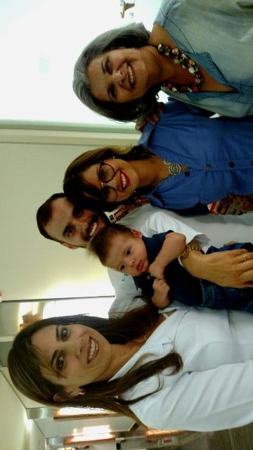 Dra.Avelina, Miguel (bebê), Pedro, Lorena e Lena. (Foto>Isabel Cristina)