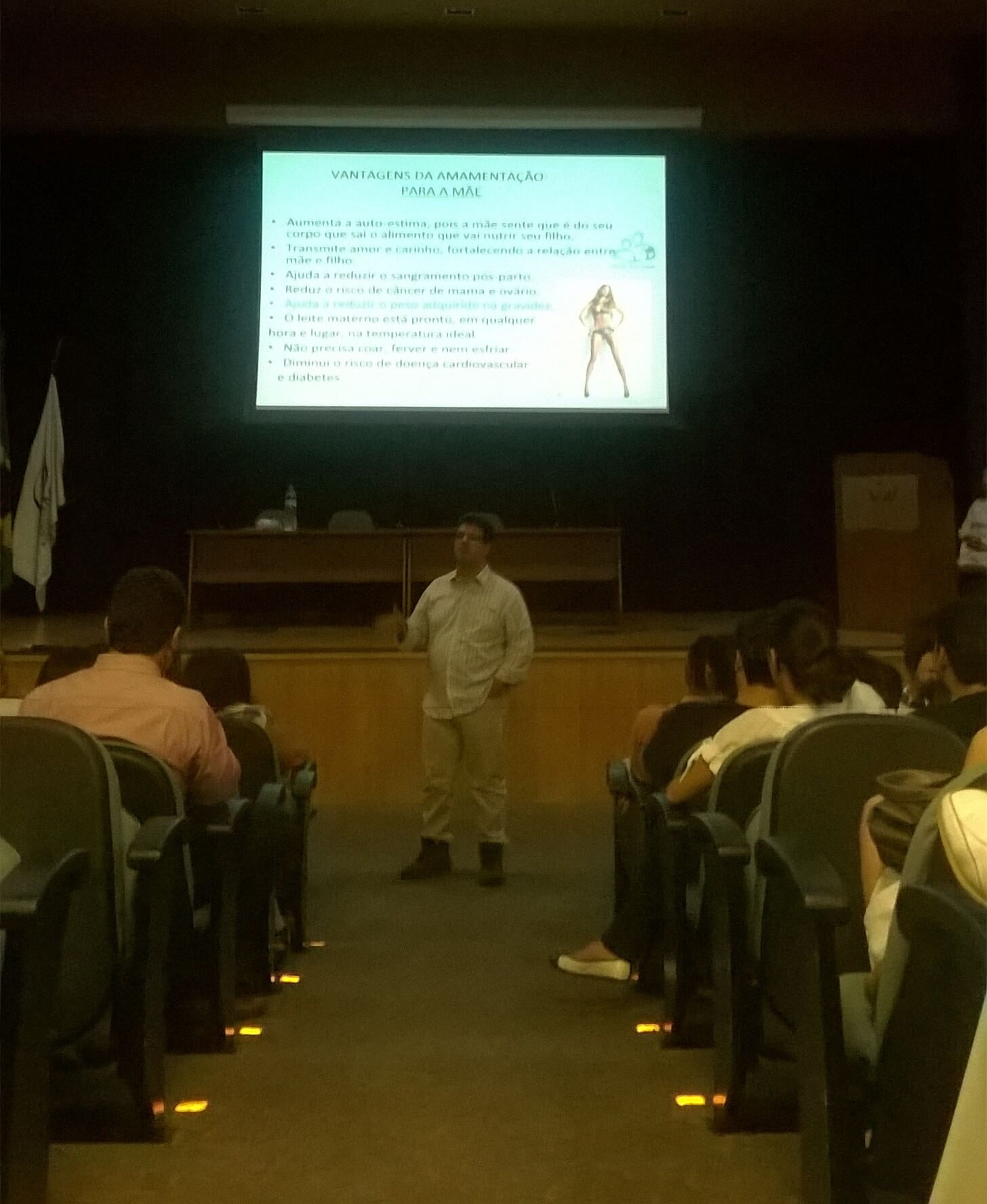 O Curso foi realizado pela primeira vez no auditório.