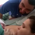 Os primeiros momentos com Nalu.