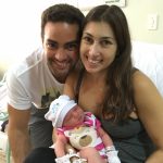 Só alegria para Lívia e Pedro!