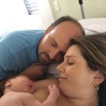 Vitor no pele a pele.