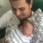 Primeira fotografia em família do MIGUEL !!!