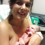 Pele a pele com a mamãe Clarissa