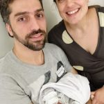 Primeira fotografia em família do André