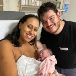 Felicidade com a chegada do Vitor.