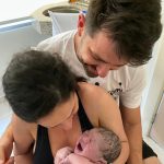 Felicidade com a chegada do João.