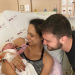 Felicidade com a chegada do Davi