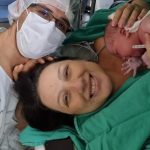 Felicidade com a chegada da Alice