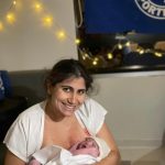 João Guilherme com a Mamãe Luíza.