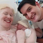 Pedro em sua primeira foto de família.