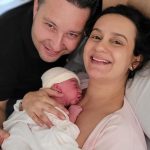 Bernardo em sua primeira foto em família.