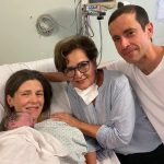 Primeira foto em família do Felipe.