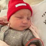 Lara em seu momento soneca.