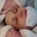 Laís e Manuela com a mamãe  Geórgia.