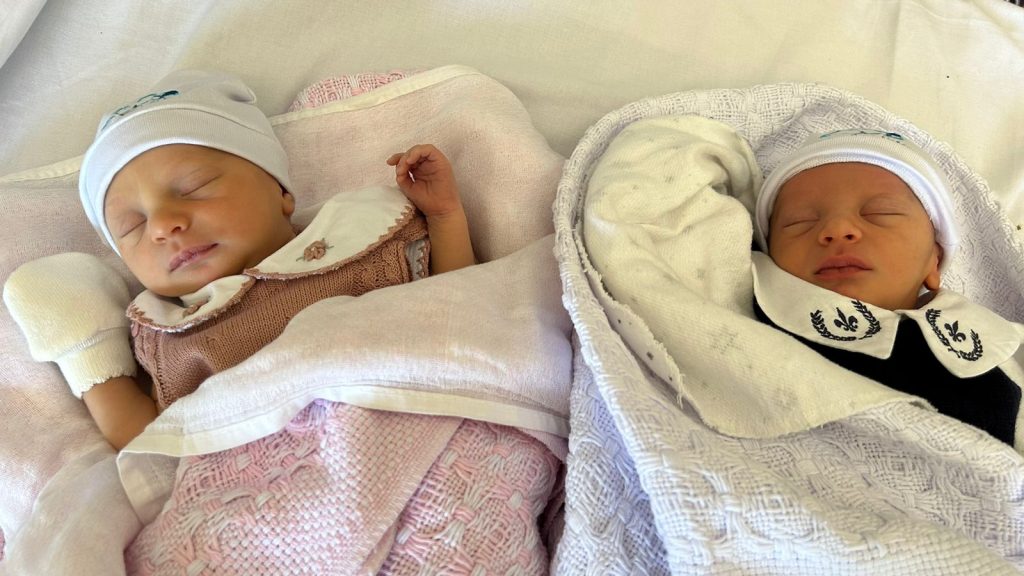 Bem-nascidos Alice e Miguel.