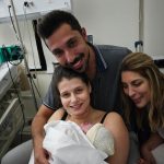 Todos felizes com a chegada do Theo.